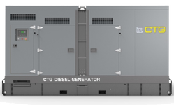 Дизельный генератор CTG 138C в кожухе с АВР