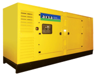 Дизельный генератор Aksa AC-500 в кожухе