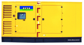 Дизельный генератор Aksa AD-490 в кожухе