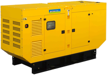 Дизельный генератор Aksa APD150A в кожухе с АВР