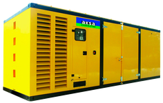 Дизельный генератор Aksa APD 1540M в кожухе