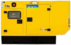 Дизельный генератор Aksa APD25A в кожухе с АВР