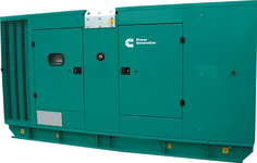 Дизельный генератор Cummins C300D5 в кожухе