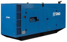 Дизельный генератор SDMO D630IV в кожухе