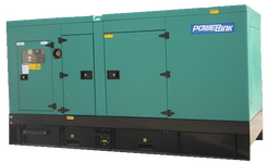 Дизельный генератор PowerLink GMS140PXS в кожухе