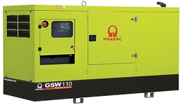 Дизельный генератор Pramac GSW 110 I в кожухе