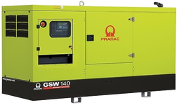 Дизельный генератор Pramac GSW 140 I в кожухе