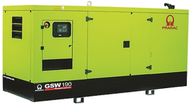 Дизельный генератор Pramac GSW 190 I в кожухе