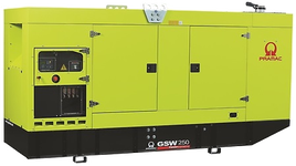 Дизельный генератор Pramac GSW 250 P в кожухе
