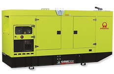 Дизельный генератор Pramac GSW 460 I в кожухе с АВР