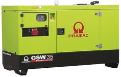 Дизельный генератор Pramac GSW 35 Y в кожухе