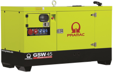 Дизельный генератор Pramac GSW 45 P в кожухе