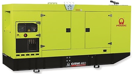 Дизельный генератор Pramac GSW 460 V в кожухе с АВР