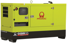 Дизельный генератор Pramac GSW 65 P в кожухе с АВР