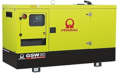 Дизельный генератор Pramac GSW 80 I в кожухе с АВР
