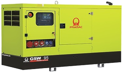 Дизельный генератор Pramac GSW 95 P в кожухе с АВР