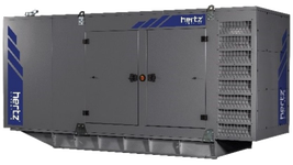 Дизельный генератор Hertz HG 584 DL в кожухе с АВР