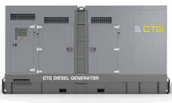 Дизельный генератор CTG 150C в кожухе с АВР