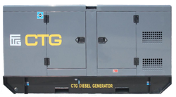 Дизельный генератор CTG AD-16RE в кожухе с АВР