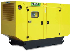 Дизельный генератор Aksa AC-150 в кожухе с АВР