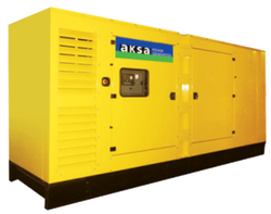 Дизельный генератор Aksa AC-500 в кожухе с АВР