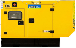 Дизельный генератор Aksa APD40A в кожухе с АВР
