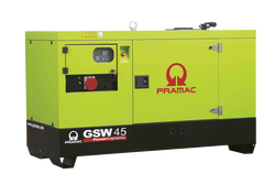 Дизельный генератор Pramac GBW 45 P в кожухе с АВР