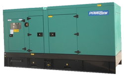 Дизельный генератор PowerLink GMS110PXS в кожухе