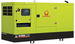 Дизельный генератор Pramac GSW 110 I в кожухе