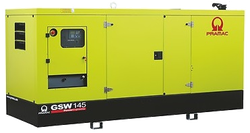 Дизельный генератор Pramac GSW 145I в кожухе с АВР