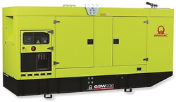 Дизельный генератор Pramac GSW 330DO в кожухе с АВР