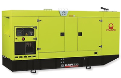 Дизельный генератор Pramac GSW 330 I в кожухе с АВР