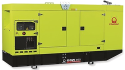 Дизельный генератор Pramac GSW 460 V в кожухе с АВР