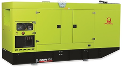 Дизельный генератор Pramac GSW 470 P в кожухе с АВР