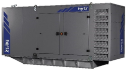 Дизельный генератор Hertz HG 750 DL в кожухе с АВР