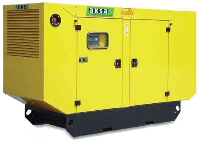 Дизельный генератор Aksa AC-170 в кожухе с АВР
