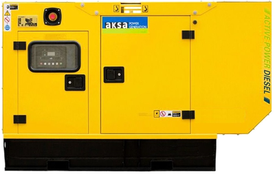 Дизельный генератор Aksa APD40A в кожухе с АВР