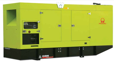 Дизельный генератор Pramac GSW 560 V в кожухе с АВР