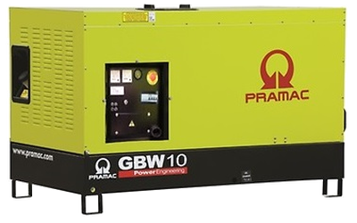 Дизельный генератор Pramac GBW 10 P в кожухе