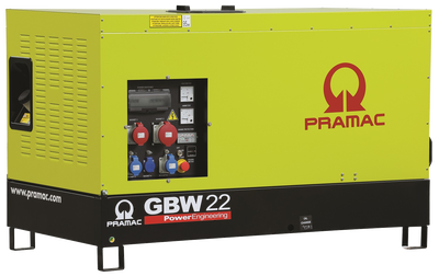 Дизельный генератор Pramac GBW 22 Y в кожухе