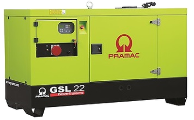 Дизельный генератор Pramac GSL 22 D в кожухе