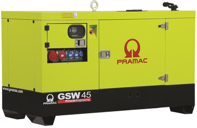 Дизельный генератор Pramac GSW 45 Y в кожухе с АВР