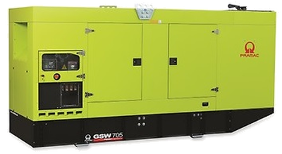 Дизельный генератор Pramac GSW 705DO в кожухе
