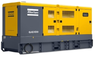 Дизельный генератор Atlas Copco QAS 630 с АВР