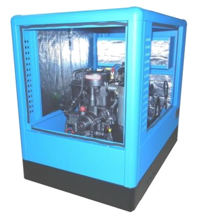 Дизельный генератор Вепрь АДА 3,5-230 ТФ в кожухе